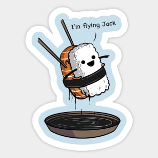 I'm Flying Jack Sticker